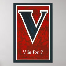 "V" POSTERS