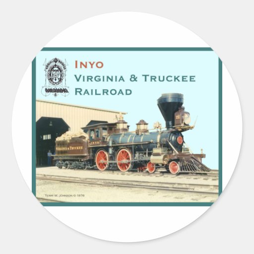 V&T Railroad Inyo engine Sticker