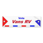 V Vans RV bumper stickers