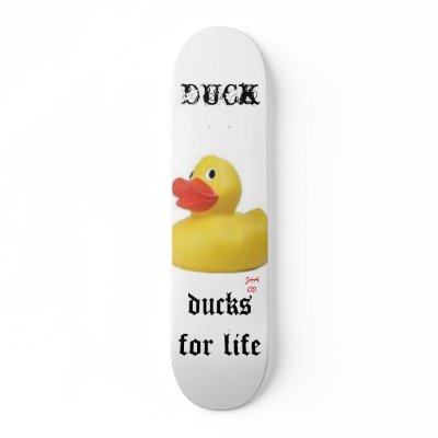 v vc, images, ducks for life, duck - Customised Skate Board Deck by joeyandvikki