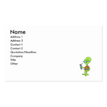 Vacation Alien Business Card