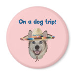 Vacation Dog Trip magnets