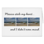 Vacation View; Mexico Souvenir Greeting Card