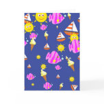 Vacation Wallpaper Greeting Card