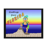 Vacationing Gladys Postcard