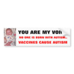VACCINES CAUSE AUTISM...PLEASE STOP ... bumper stickers