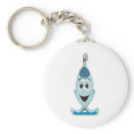 Vaccum Cartoon Blue keychains