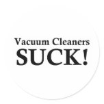 VACUUM CLEANERS SUCK STICKERS
