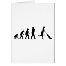 Vacuum Cleaning Greeting Card