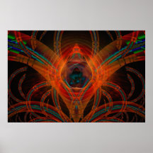 Vader Digital Abstract Art Glossy Print