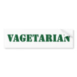 Vagetarian Bumper Sticker