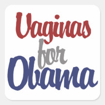 Vaginas for Obama Sticker
