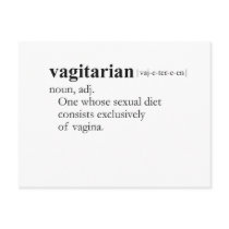 VAGITARIAN (definition)