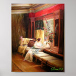 Vain Courtship - Alma Reproduction Print on Canvas
