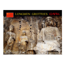 Vairocana Buddha, Longmen Grottoes, China Postcard