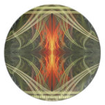 Val Halla Abstract Digital Art Plate