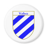 Valdez Coat of Arms/Family Crest magnets