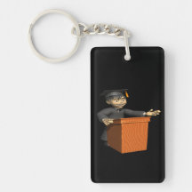 Valedictorian 3 rectangle acrylic keychains