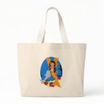 Valencia the Orange Merfaery and Dolphin Tote Bag