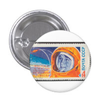 Valentina Vladimirovna 1st Woman in Space Pinback Buttons