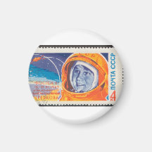 Valentina Vladimirovna 1st Woman in Space Magnets
