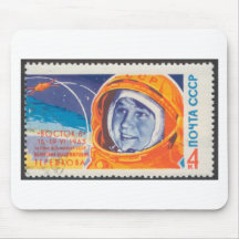 Valentina Vladimirovna 1st Woman in Space Mousepads