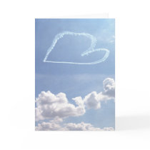 Valentine (blank inside) - Heart in the Sky Card
