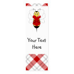 Valentine Bumble Bee Bookmark business cards