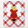 Valentine Bumble Bee Mousepad