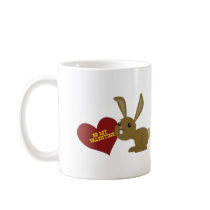 valentine bunny coffee mug