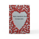 valentine candy heart for granddaughter card