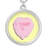 Valentine Candy Heart Pendants