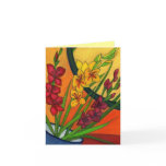 VALENTINE Card Gladiolus Flower Love @ First Sight