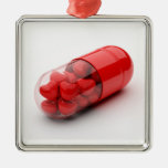 Valentine Cinnamon Heart Pill Capsule Christmas Ornament
