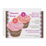 Valentine Cupcakes invitations