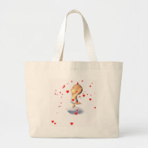 Valentine Cupid Canvas Bag