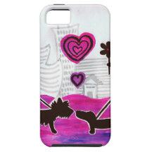 valentine dogs iPhone 5 cases