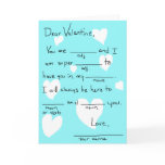 Valentine fill in the blank cards