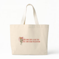 Valentine Flowers Tote Bags