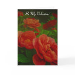 valentine flowers card
