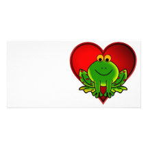 Valentine Frog Photo Cards