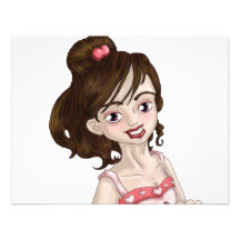 Valentine Girl Invitation