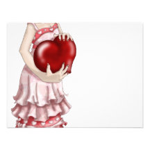 Valentine Girl Invitation