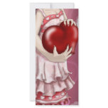 Valentine Girl Personalized Rack Card