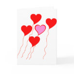 Valentine Heart Balloons cards