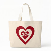 Valentine Heart Cliche Tote Bag
