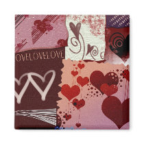 Valentine Heart Explosion Fridge Magnet