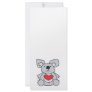 valentine heart koala bear personalized rack card