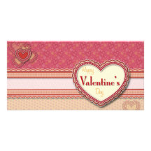 Valentine Heart Photo card