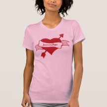 valentine heart tank top